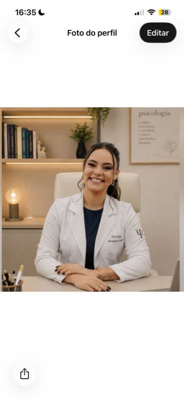 Foto de Maria Eduarda Oliveira Reis, Psicólogo online na Unolife